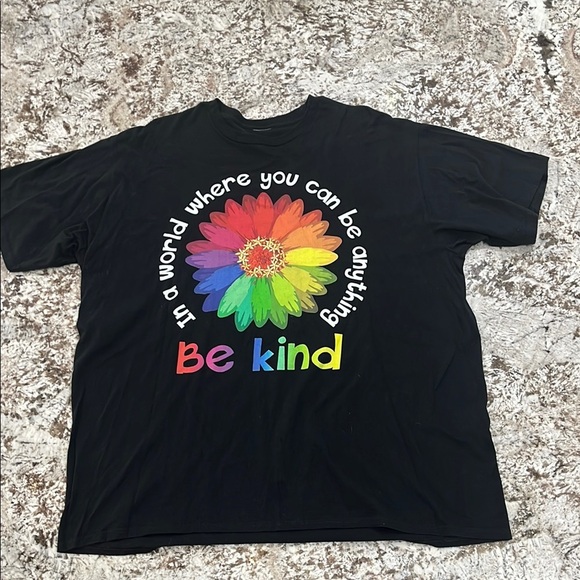 Other - Be Kind Short Sleeve Tee with Colorful Design